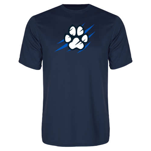  Navy Performance Tee - B&SC - Blue Paw