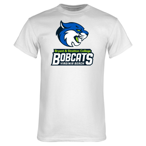 White T Shirt - B&SC Bobcats Virginia Beach