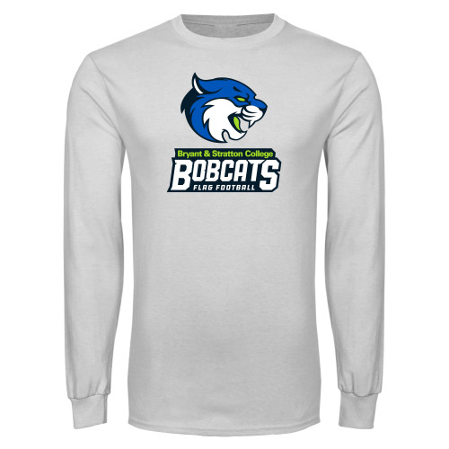Georgia College Bobcats GCSU Retro Distressed Long Sleeve T-Shirt - Denim Heather, X-Large