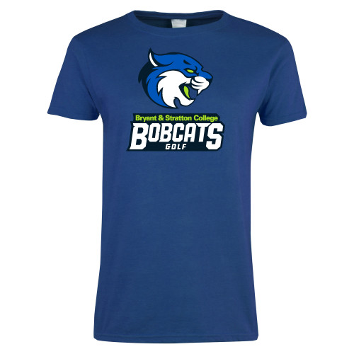  Womens Royal Short Sleeve Tee - B&SC Bobcats Golf