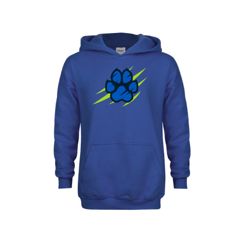  Youth Royal Fleece Hoodie - B&SC - Blue Paw