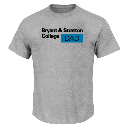 Tall Heather Grey T Shirt - B&SC Dad - PLUS