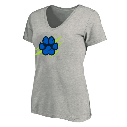 Main Image for  Womens Plus Heather Grey V Neck T Shirt