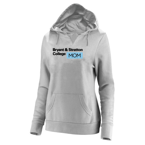  Womens Plus Heather Grey Hoodie - B&SC Mom - PLUS
