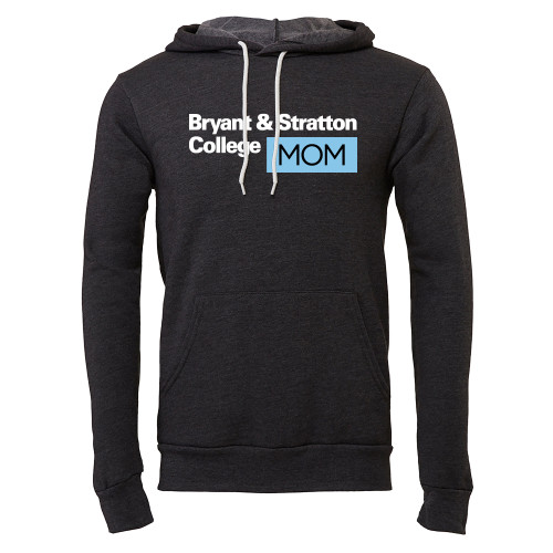  Bella + Canvas Dark Grey Heather Fleece Hood - B&SC Mom
