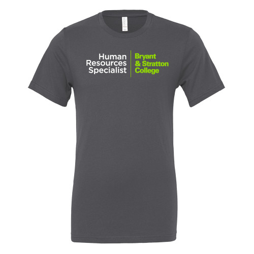  Bella + Canvas Asphalt Jersey Cotton T Shirt - B&SC Human Resources Specialist