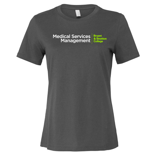  Bella + Canvas Womens Asphalt Relaxed Cotton T Shirt - B&SC Medical Services Management