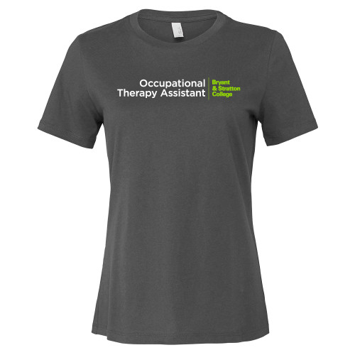  Bella + Canvas Womens Asphalt Relaxed Cotton T Shirt - B&SC Occupational Therapy Assistant