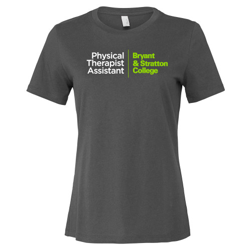  Bella + Canvas Womens Asphalt Relaxed Cotton T Shirt - B&SC Physical Therapist Assistant