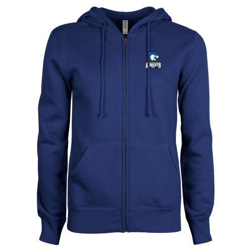  ENZA Womens Royal Fleece Full Zip Hoodie - B&SC Bobcats Golf