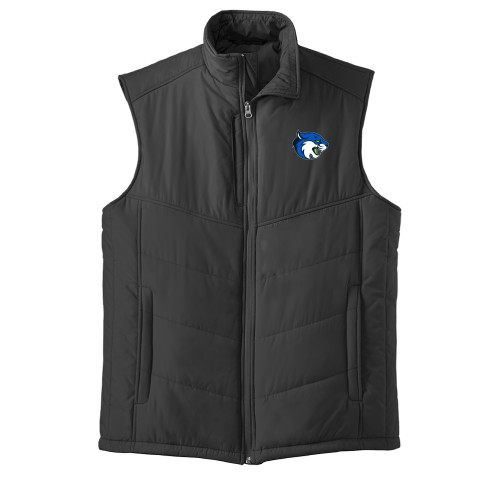  Black Puffer Vest - B&SC - Bobcat