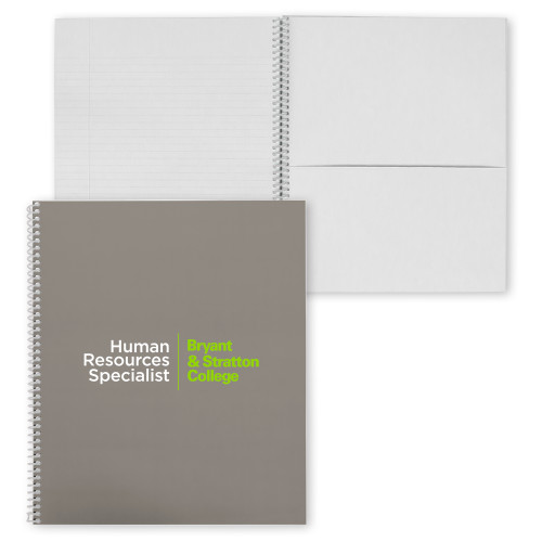  College Spiral Notebook w/Clear Coil - B&SC Human Resources Specialist