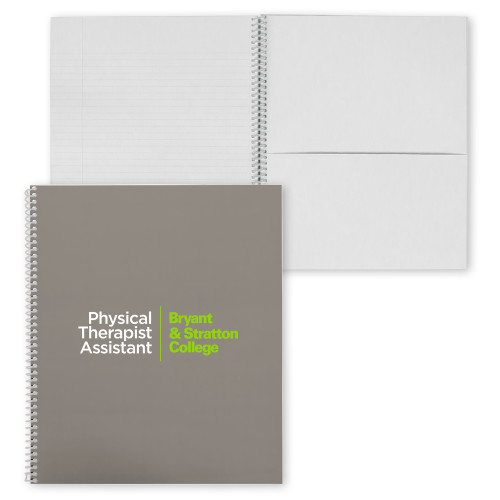  College Spiral Notebook w/Clear Coil - B&SC Physical Therapist Assistant