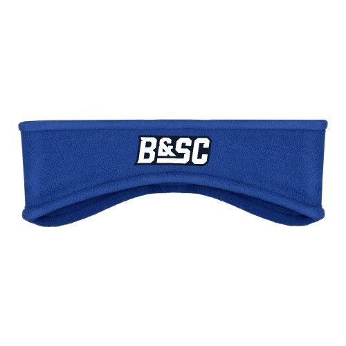  Royal Stretch Fleece Headband - B&SC - Monogram