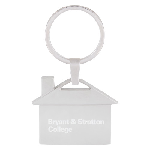  Silver Home Sweet Home Key Holder - B&SC Institutional Two Line Justified 