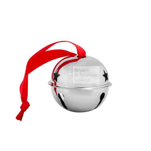  Silver Jingle Bell Ornament - B&SC Alumni 