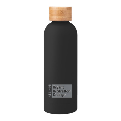  Blair Black Stainless Steel Bottle w/ Bamboo Lid 17 oz - B&SC Alumni 