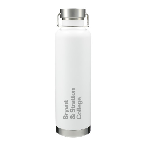  Thor Copper Vacuum Insulated White Bottle 32oz - B&SC Institutional Three Line Justified 