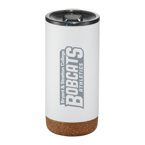  Valhalla Vacuum Insulated White Tumbler 16oz - B&SC Bobcats Athletics Wordmark 