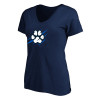 Thumbnail image for  Womens Plus Navy V Neck T Shirt