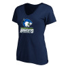Thumbnail image for  Womens Plus Navy V Neck T Shirt