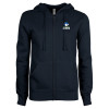 Thumbnail image for  ENZA Womens Navy Fleece Full Zip Hoodie