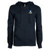 Thumbnail image for  ENZA Womens Navy Fleece Full Zip Hoodie