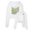 Thumbnail image for  Bella + Canvas Womens White Cropped Fleece Hood