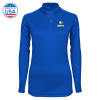 Thumbnail image for  Syntrel Womens Royal Interlock 1/4 Zip