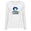 Thumbnail image for  Womens White Long Sleeve V Neck Tee 
