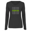 Thumbnail image for  Womens Dark Heather Long Sleeve V Neck Tee 