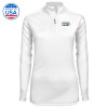 Thumbnail image for  Syntrel Womens White Interlock 1/4 Zip