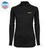 Thumbnail image for  Syntrel Womens Black Interlock 1/4 Zip