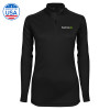 Thumbnail image for  Syntrel Womens Black Interlock 1/4 Zip