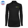 Thumbnail image for  Syntrel Womens Black Interlock 1/4 Zip