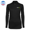 Thumbnail image for  Syntrel Womens Black Interlock 1/4 Zip