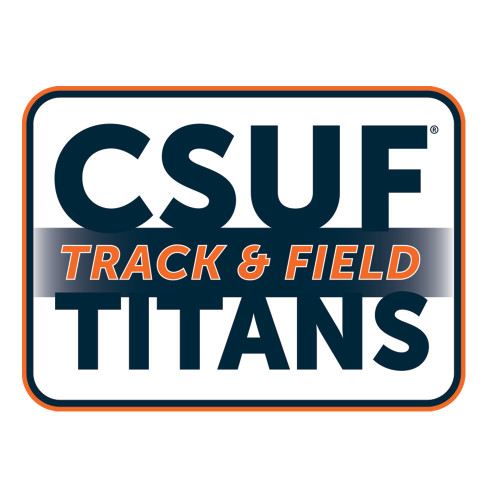  Medium Decal - CSUF Titans Track and Field