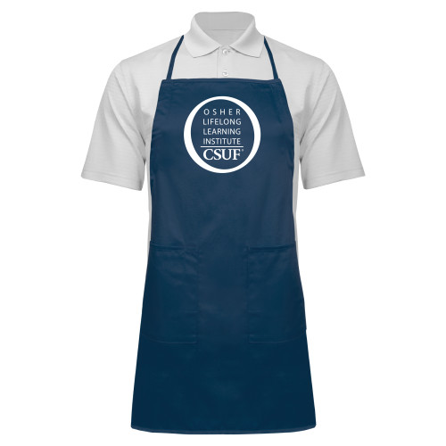  Full Length Navy Apron - OSHER Lifelong Learning Institute CSUF