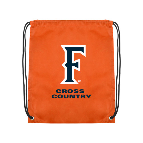  Orange Drawstring Backpack - CSUF Cross Country