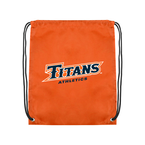  Orange Drawstring Backpack - Titans Athletics