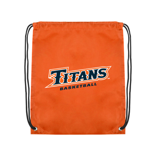  Orange Drawstring Backpack - Titans Basketball