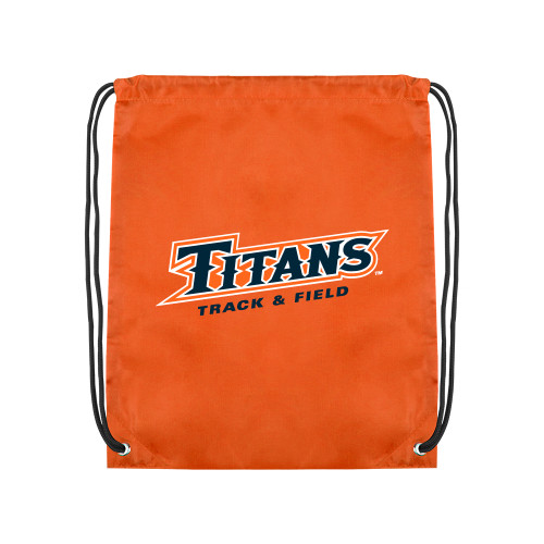 Orange Drawstring Backpack - Titans Track and Field