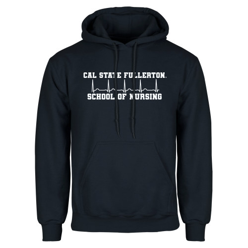  Navy Fleece Hoodie - CSF School of Nursing Heartbeat
