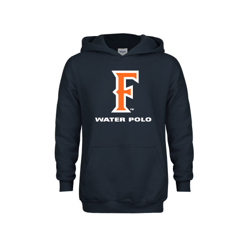  Youth Navy Fleece Hoodie - CSUF Water Polo