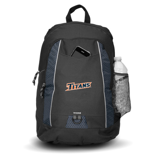  Black Impulse Backpack - CSUF Titans Athletic Mark