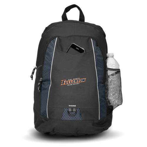  Black Impulse Backpack - Cal State Fullerton Club Rugby