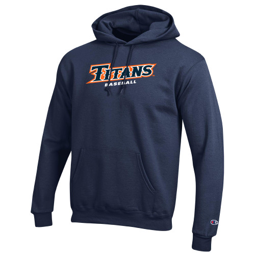  Champion Navy Fleece Hoodie - Titans Baseball