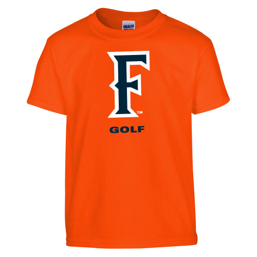  Youth Orange T Shirt - CSUF Golf
