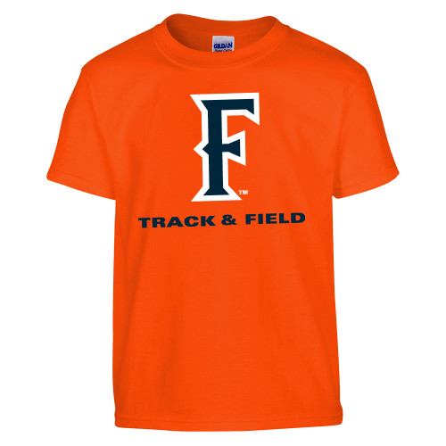  Youth Orange T Shirt - CSUF Track & Field