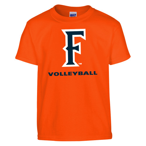  Youth Orange T Shirt - CSUF Volleyball